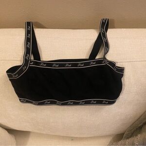 Victoria's Secret PINK Black and White Bralette Strap
